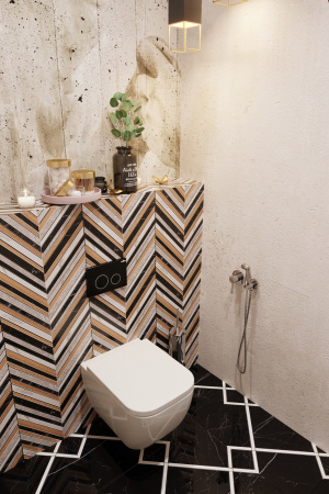 Комплект 4 в 1 инсталляции для подвесного унитаза Lavinia Boho Relfix 77010008 (с черной пластиковой клавишей смыва, звукоизоляцией и крепежом)