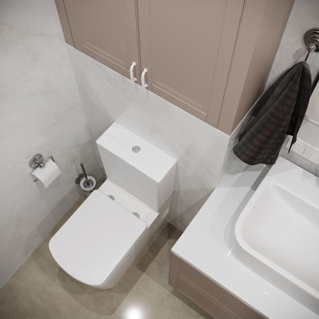 Унитаз-компакт с бачком и сиденьем микролифт Lavinia Boho Aveo Rimless 3306010R